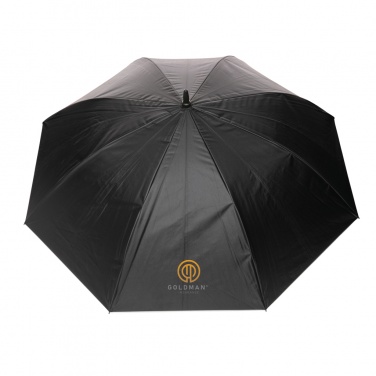 Logo trade promotional merchandise image of: 27" Impact AWARE™ RPET 190T dual colour auto open umbrella