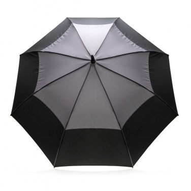 Logo trade promotional merchandise image of: 27" Impact AWARE™ RPET 190T auto open stormproof umbrella