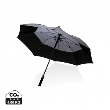 Logotrade promotional item picture of: 27" Impact AWARE™ RPET 190T auto open stormproof umbrella