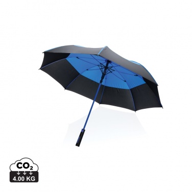 Logo trade advertising product photo of: 27" Impact AWARE™ RPET 190T auto open stormproof umbrella