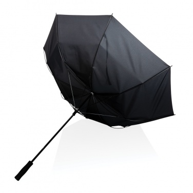 Logo trade promotional products image of: 30" Impact AWARE™ RPET 190T Storm proof umbrella