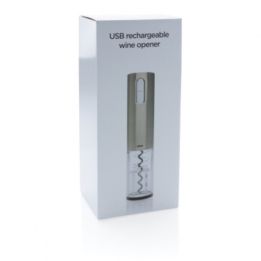 Logo trade promotional product photo of: Electric wine opener - USB rechargeable