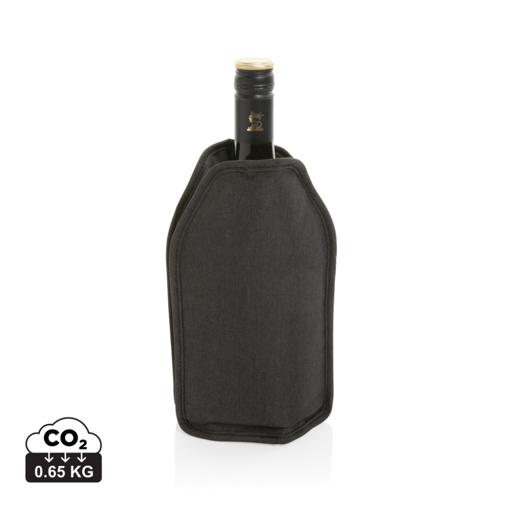 Logo trade corporate gifts picture of: Vino AWARE™ RPET wine cooler sleeve