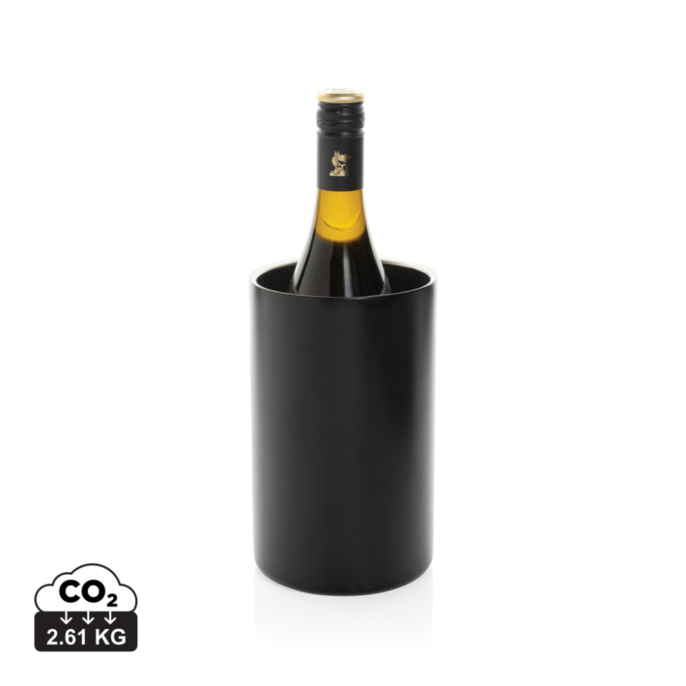 Logo trade promotional merchandise picture of: Vino RCS certified recycled stainless steel wine bucket