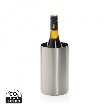 Logotrade business gift image of: Vino RCS certified recycled stainless steel wine bucket