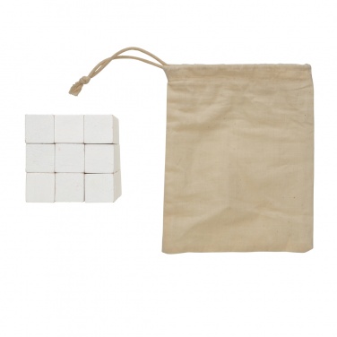 Logo trade corporate gifts image of: Wooden brain game in canvas pouch