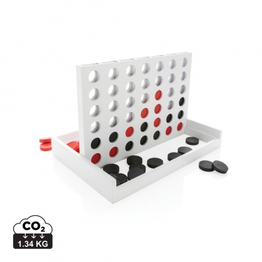 Logo trade promotional items picture of: Connect four wooden game