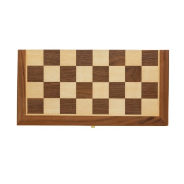 Logotrade business gift image of: Luxury wooden foldable chess set