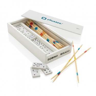 Logotrade promotional items photo of: Deluxe mikado/domino in wooden box