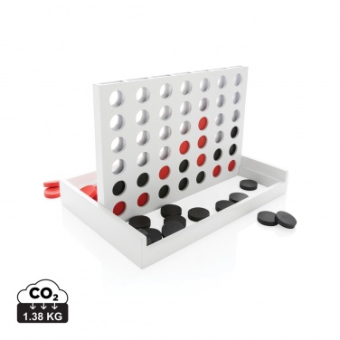 Logo trade promotional product photo of: Connect four wooden game