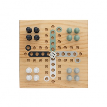 Logo trade promotional product photo of: Claire wooden Ludo game