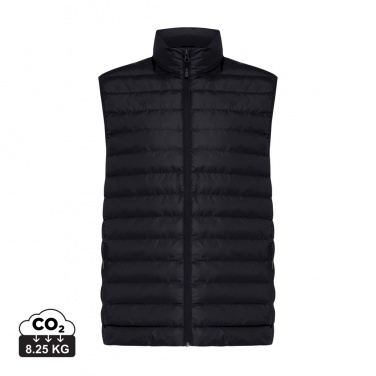 Logo trade business gifts image of: Iqoniq Meru men recycled polyester bodywarmer