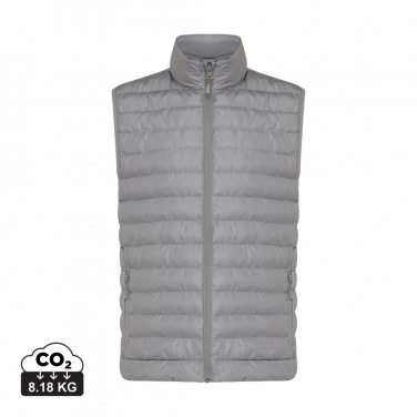 Logo trade promotional merchandise picture of: Iqoniq Meru men recycled polyester bodywarmer