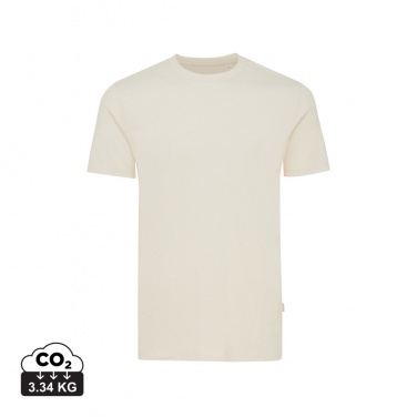 Logo trade advertising products image of: Iqoniq Manuel recycled cotton t-shirt undyed