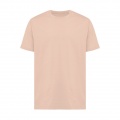 Iqoniq Kakadu relaxed recycled cotton t-shirt, peach nectar