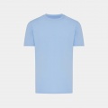 Iqoniq Brett recycled cotton t-shirt, sky blue