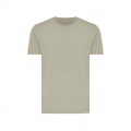 Iqoniq Brett recycled cotton t-shirt, light heather green