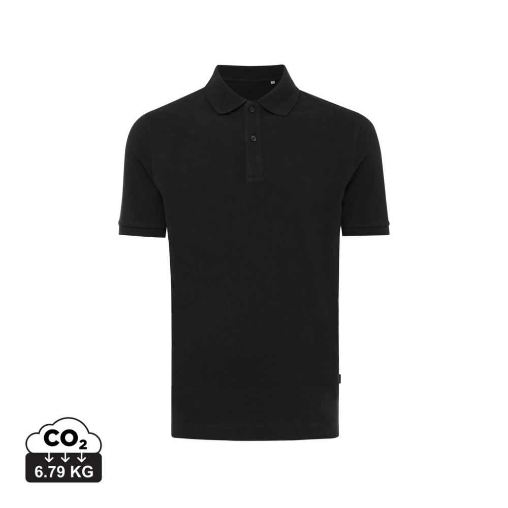 Logo trade promotional merchandise photo of: Iqoniq Yosemite recycled cotton pique polo