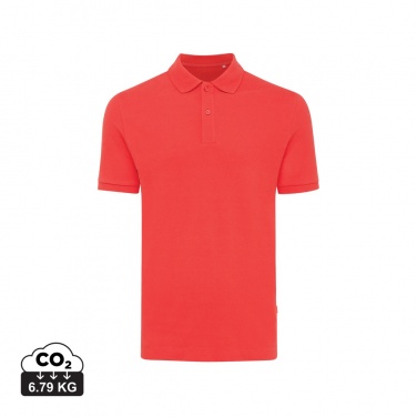 Logo trade promotional giveaways image of: Iqoniq Yosemite recycled cotton pique polo