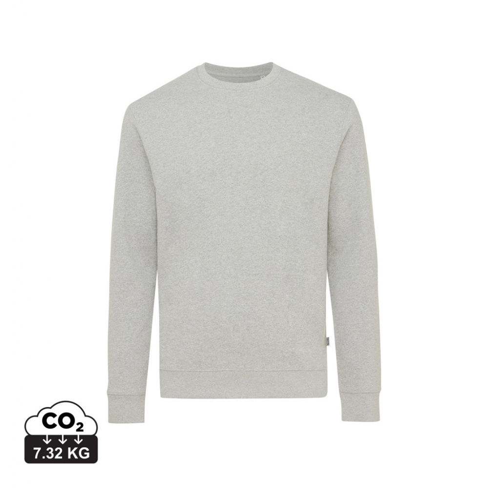 Logotrade corporate gift picture of: Iqoniq Denali recycled cotton crew neck undyed