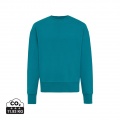 Iqoniq Kruger relaxed recycled cotton crew neck, verdigris