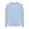 Iqoniq Etosha lightweight recycled cotton crew neck, sky blue