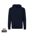 Iqoniq Jasper recycled cotton hoodie, navy