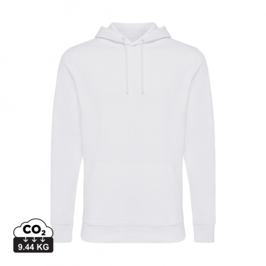 Logo trade corporate gifts image of: Iqoniq Jasper recycled cotton hoodie