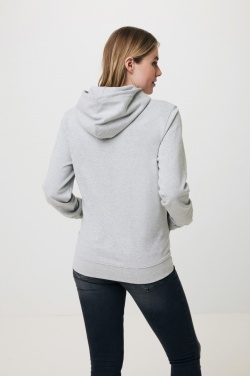 Logo trade promotional merchandise picture of: Iqoniq Torres recycled cotton hoodie undyed