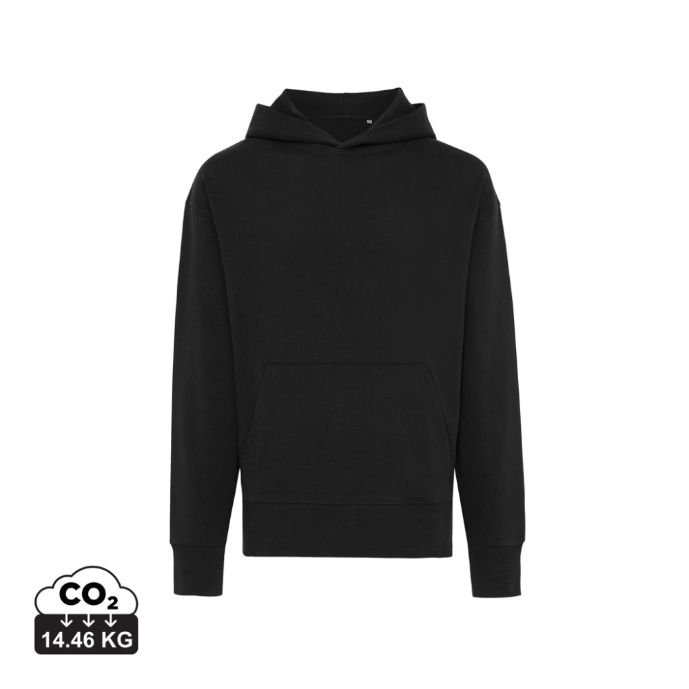 Logotrade advertising product image of: Iqoniq Yoho recycled cotton relaxed hoodie