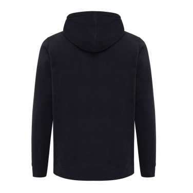 Logo trade business gift photo of: Iqoniq Trivor recycled polyester microfleece hoodie