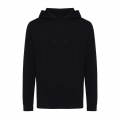 Iqoniq Rila lightweight recycled cotton hoodie, black