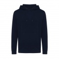 Iqoniq Rila lightweight recycled cotton hoodie, navy