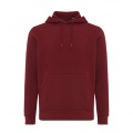 Iqoniq Rila lightweight recycled cotton hoodie, burgundy