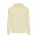 Iqoniq Rila lightweight recycled cotton hoodie, cream yellow