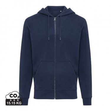 Logo trade advertising products picture of: Iqoniq Abisko recycled cotton zip through hoodie