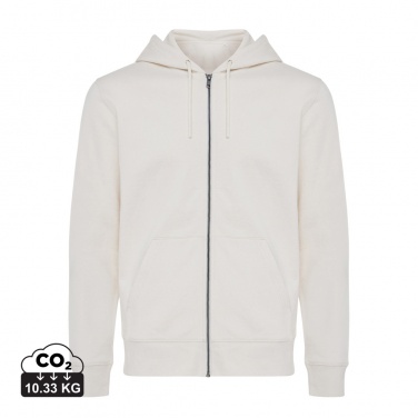 Logotrade business gift image of: Iqoniq Abisko recycled cotton zip through hoodie