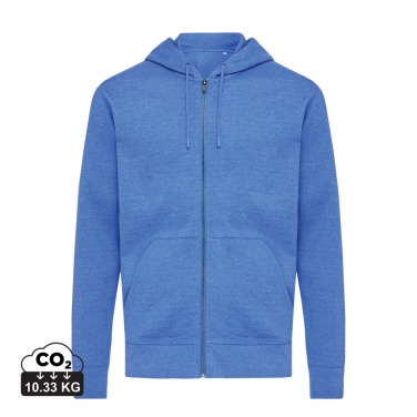 Logo trade promotional products image of: Iqoniq Abisko recycled cotton zip through hoodie