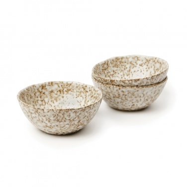 Logo trade promotional merchandise picture of: VINGA Nuvem stoneware mini bowl, 3 pcs set