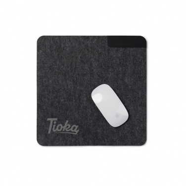 Logo trade promotional merchandise photo of: VINGA Albon GRS recycled felt mouse pad