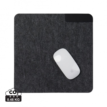 Logo trade promotional giveaway photo of: VINGA Albon GRS recycled felt mouse pad