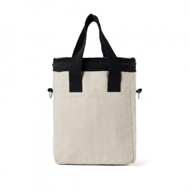 Logo trade promotional gifts image of: VINGA Volonne AWARE™ recycled canvas cooler tote bag