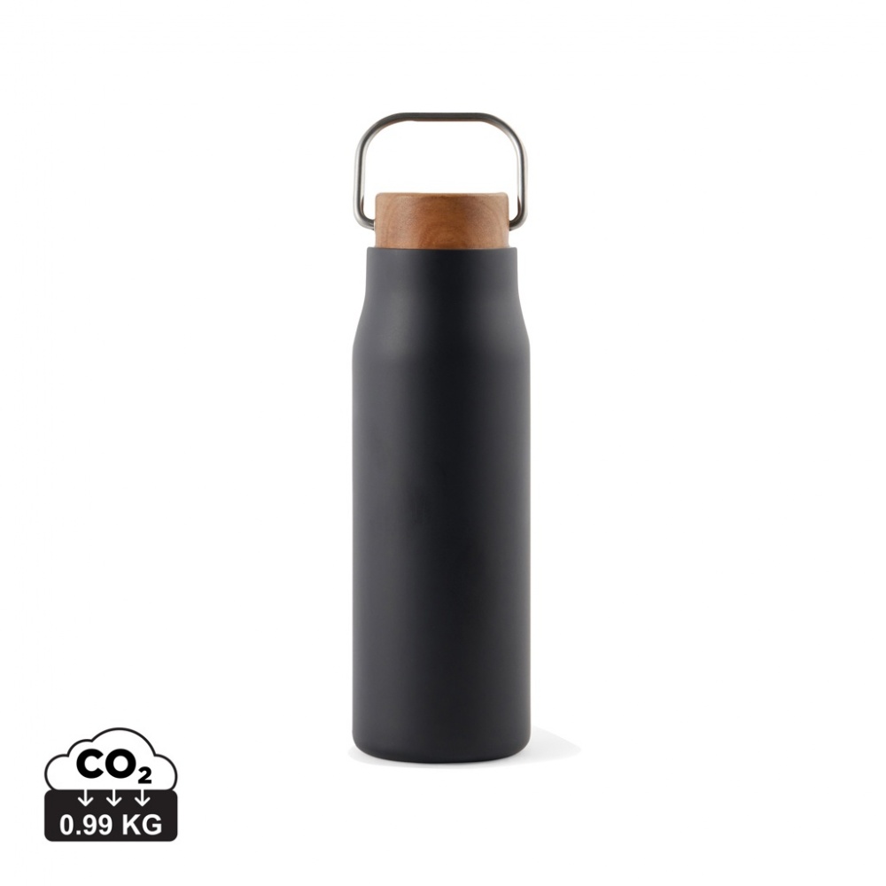 Logo trade promotional item photo of: VINGA Ciro RCS recycled vacuum bottle 300ml