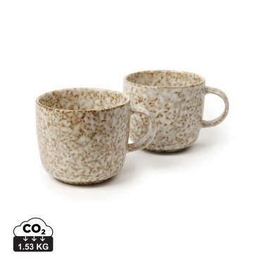 Logotrade business gift image of: VINGA Nuvem stoneware mug, 2 pcs set