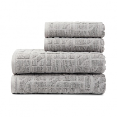 Logo trade corporate gift photo of: VINGA Verso OCS organic cotton towel, 4 pcs set