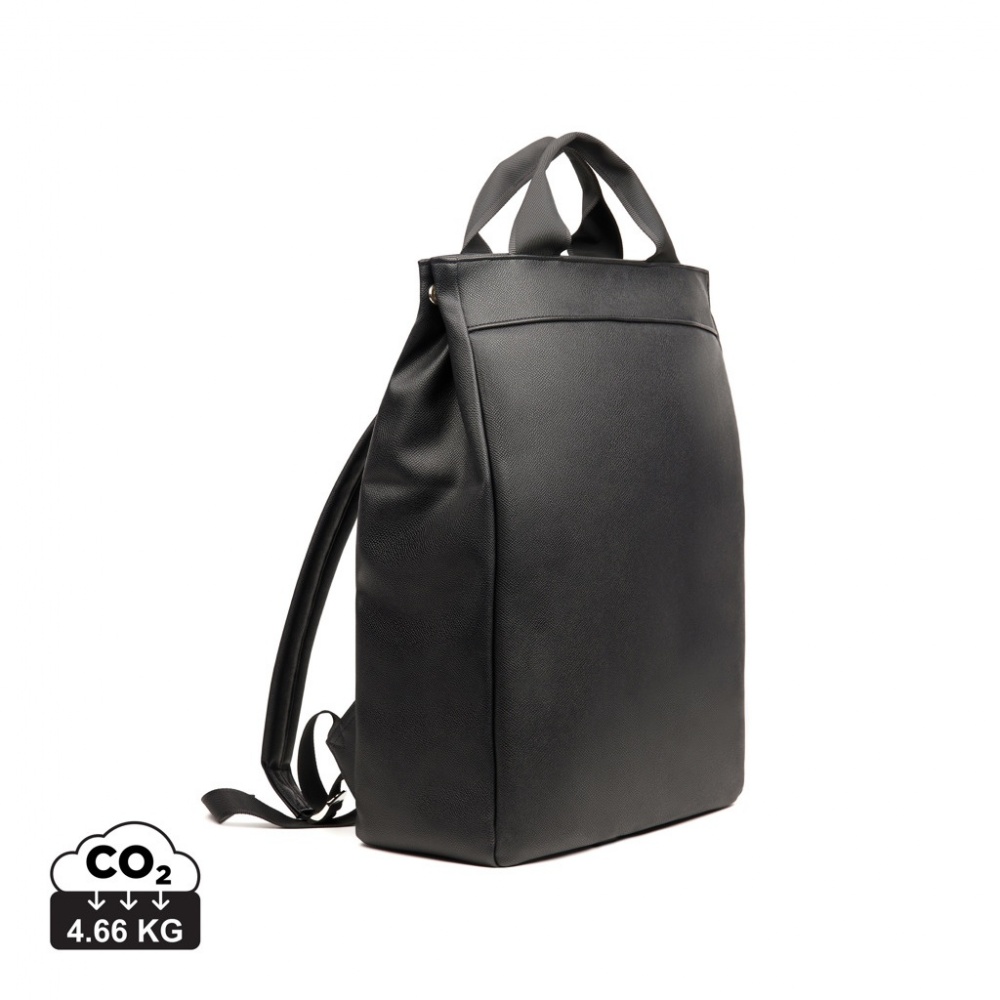 Logotrade promotional item picture of: VINGA Bermond RCS recycled PU backpack