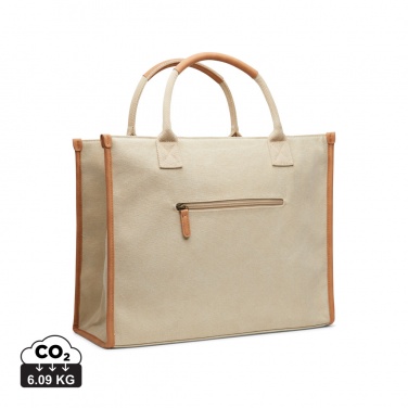 Logo trade promotional item photo of: VINGA Bosler RCS recycled canvas office tote