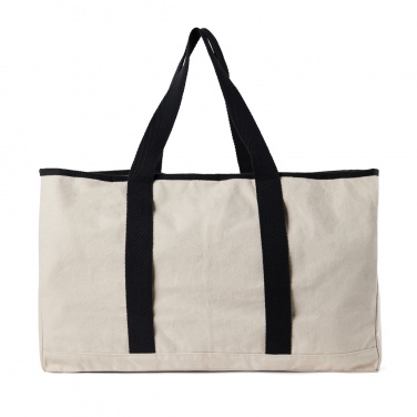 Logo trade promotional gifts image of: VINGA Volonne AWARE™ recycled canvas beach bag