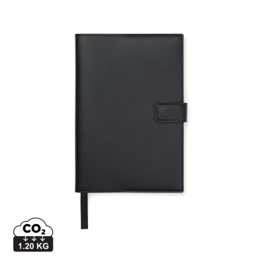 Logo trade promotional giveaways image of: VINGA Timo PU RCS RPET notebook