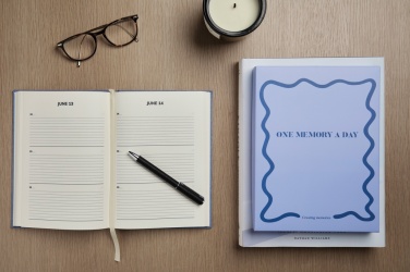 Logo trade promotional product photo of: VINGA One memory a day GRS recycled paper journal